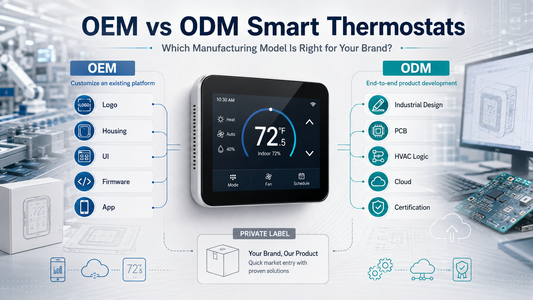 OEM vs ODM Smart Thermostats: Which Manufacturing Model Is Right for Your Brand?