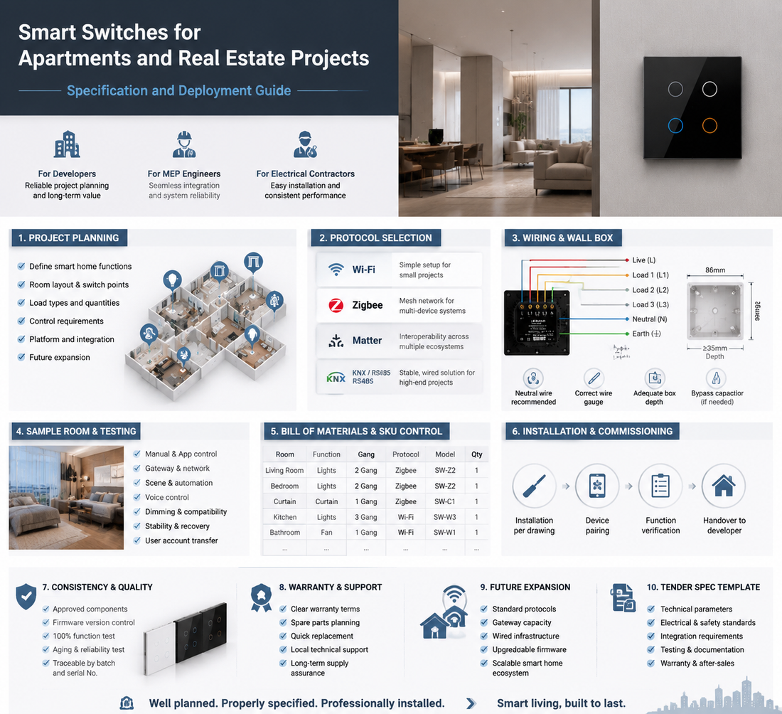 Smart Switches for Apartments