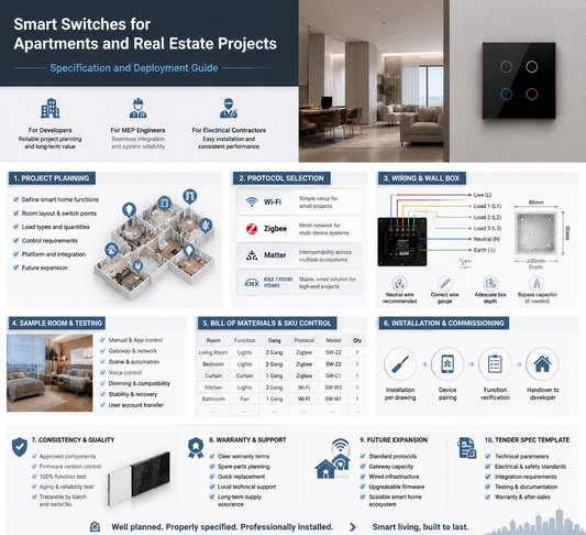 Smart Switches for Apartments