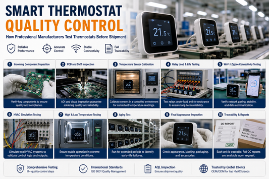 Smart Thermostat Quality Control: How Professional Manufacturers Test Thermostats Before Shipment