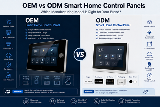 OEM vs ODM Smart Home Control Panels