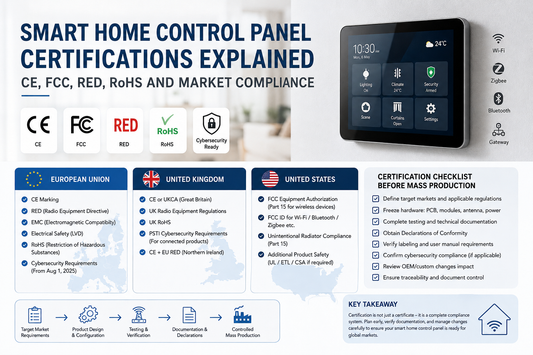 smart home control panel