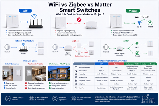smart switch WIFI or ZIgbee