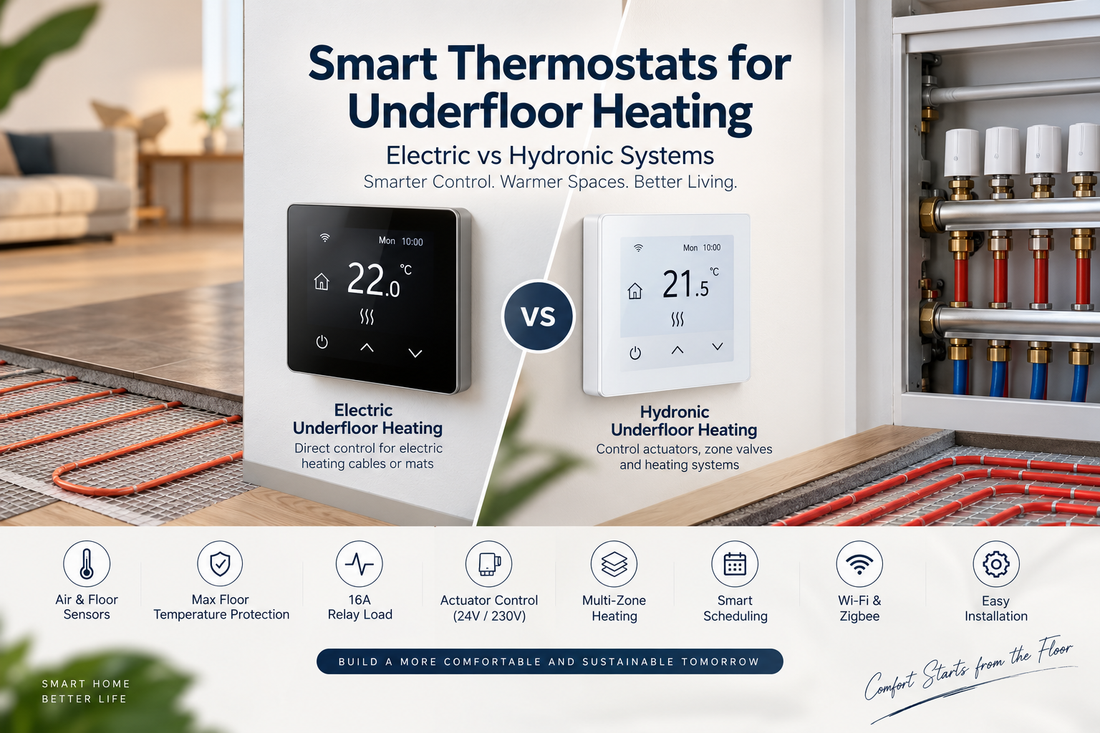 smart thermostat for underfloor heating