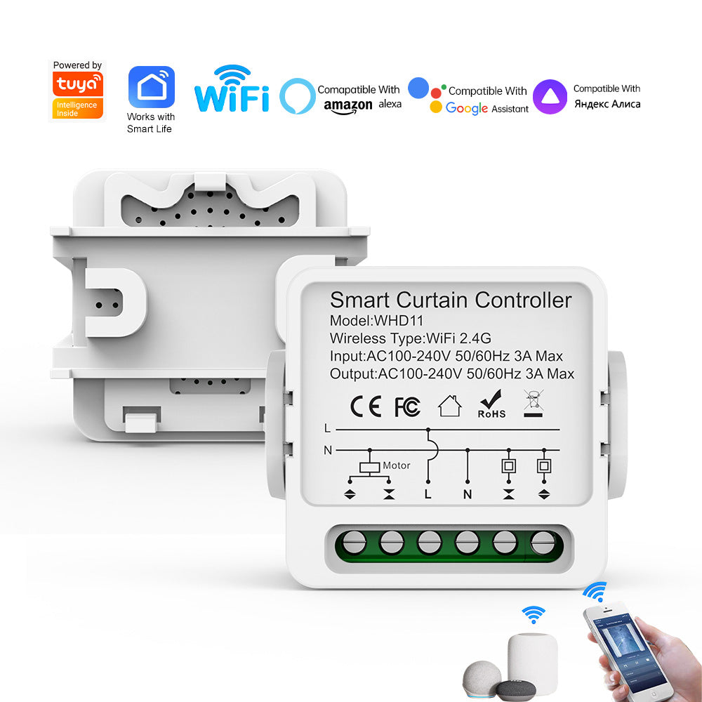 Chuyun WHD12 Tuya wifi Curtain 10A/16A Switch Module