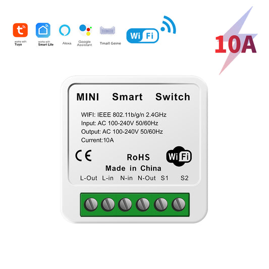 Tuya Smart Lift App 16A Mini Smart Switch Module