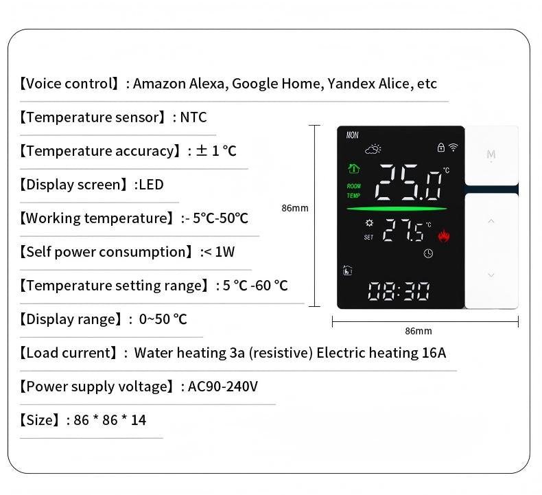 CSDM5 Smart Thermostat 6