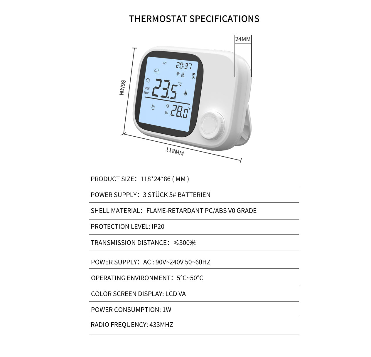 CWITH6 Smart Thermostat 4