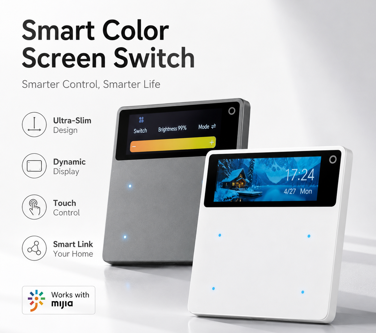Color Screen Smart Switch N01 4
