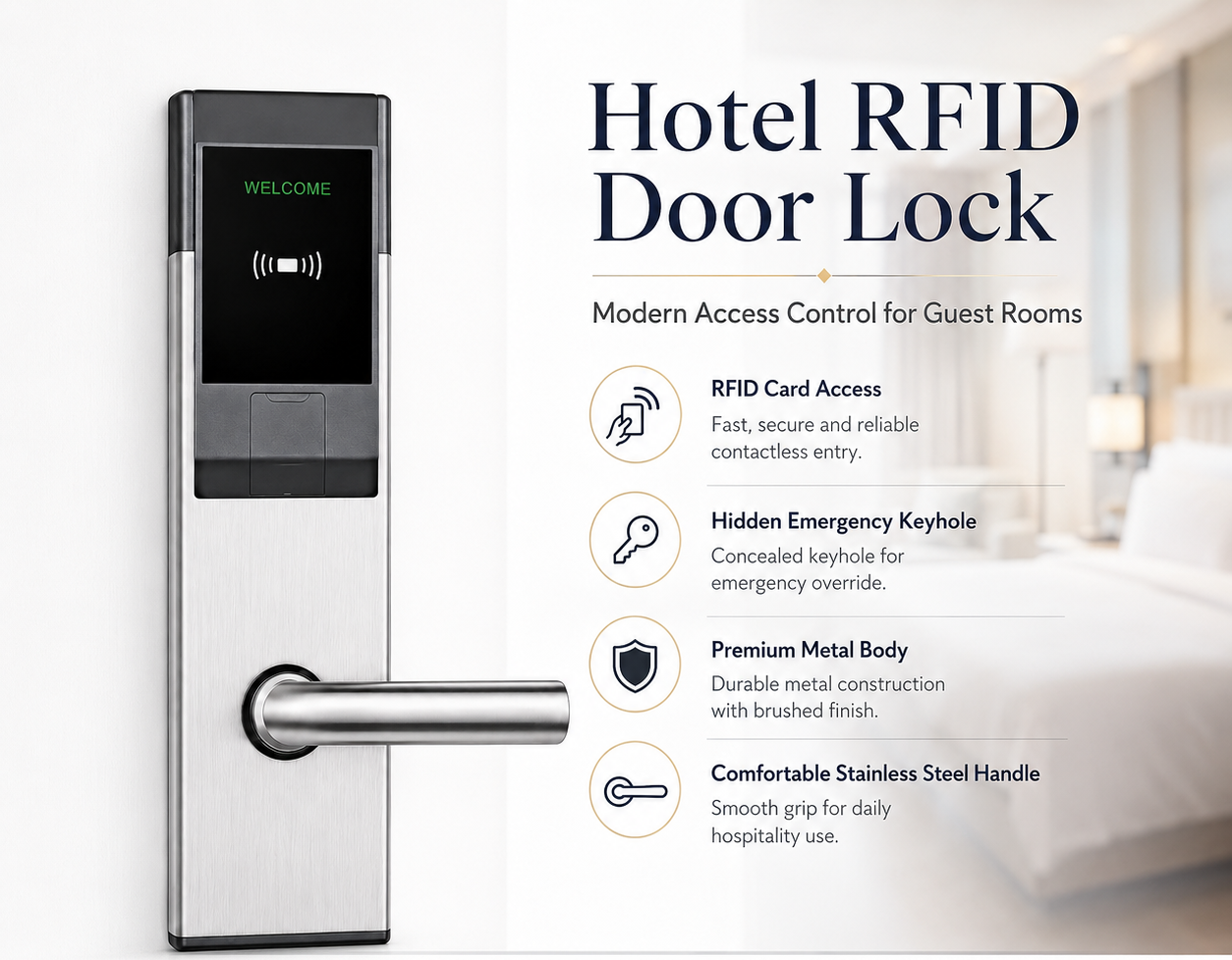 RF218 Hotel Door Locks 4