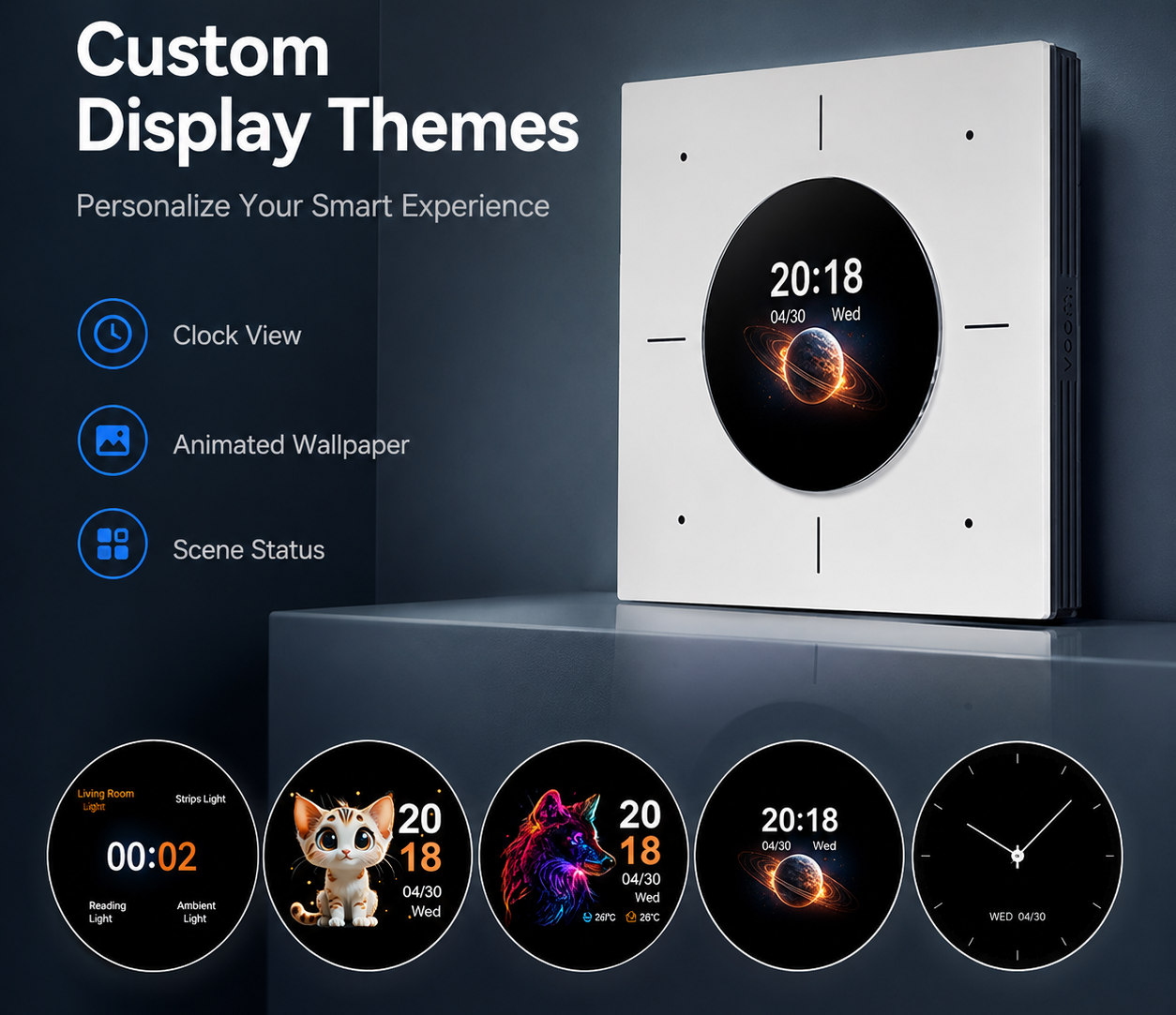 Round-Screen Smart Light Switch 15