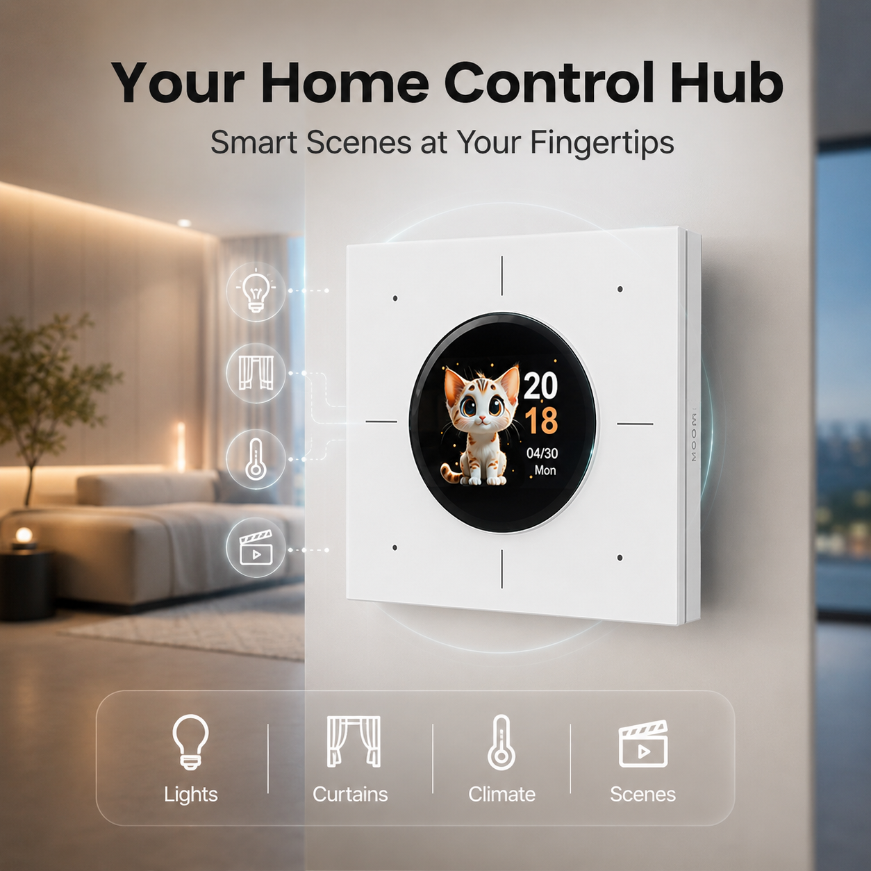Round-Screen Smart Light Switch 17