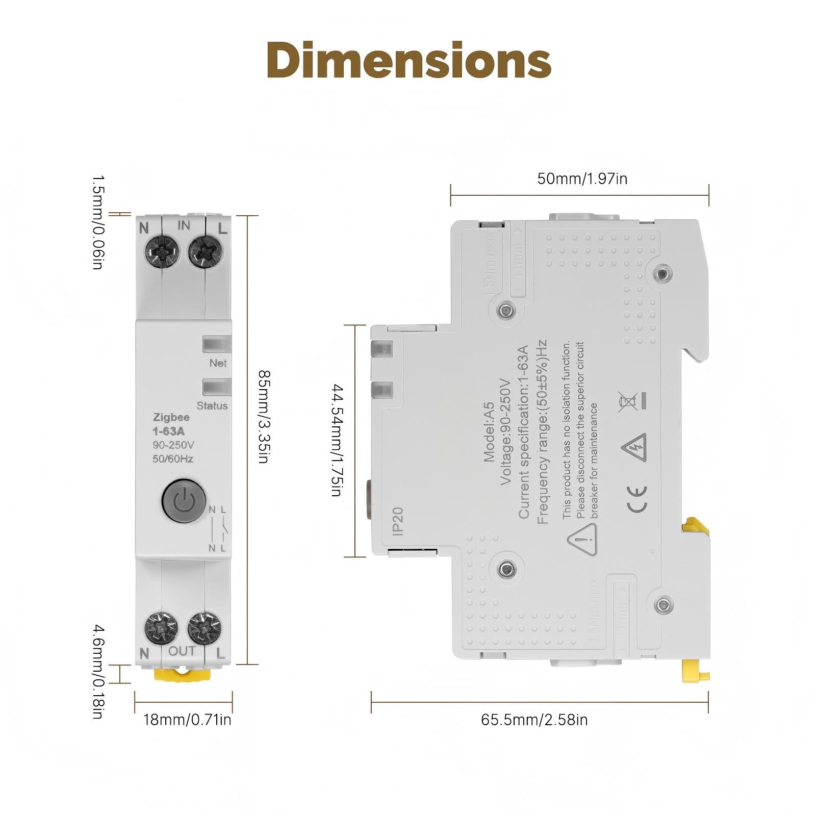 WCB-A5-TW Smart Circuit Breaker 12