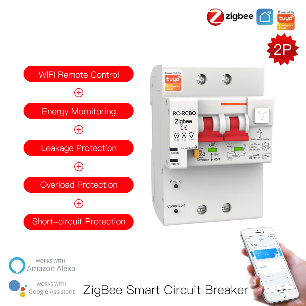 WCB-SC-1P80 Tuya Smart Circuit Breaker 2