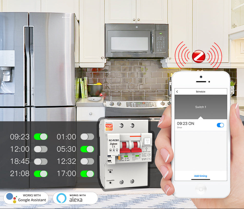 WCB-SC-1P80 Tuya Smart Circuit Breaker 4