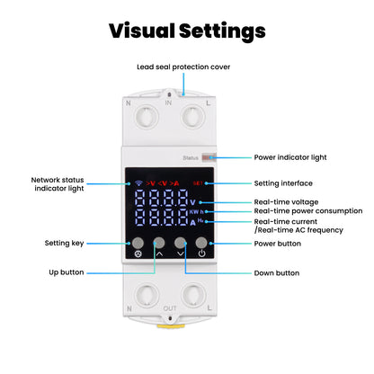 WM-AXA1-TW Tuya Wifi Smart Circuit 3