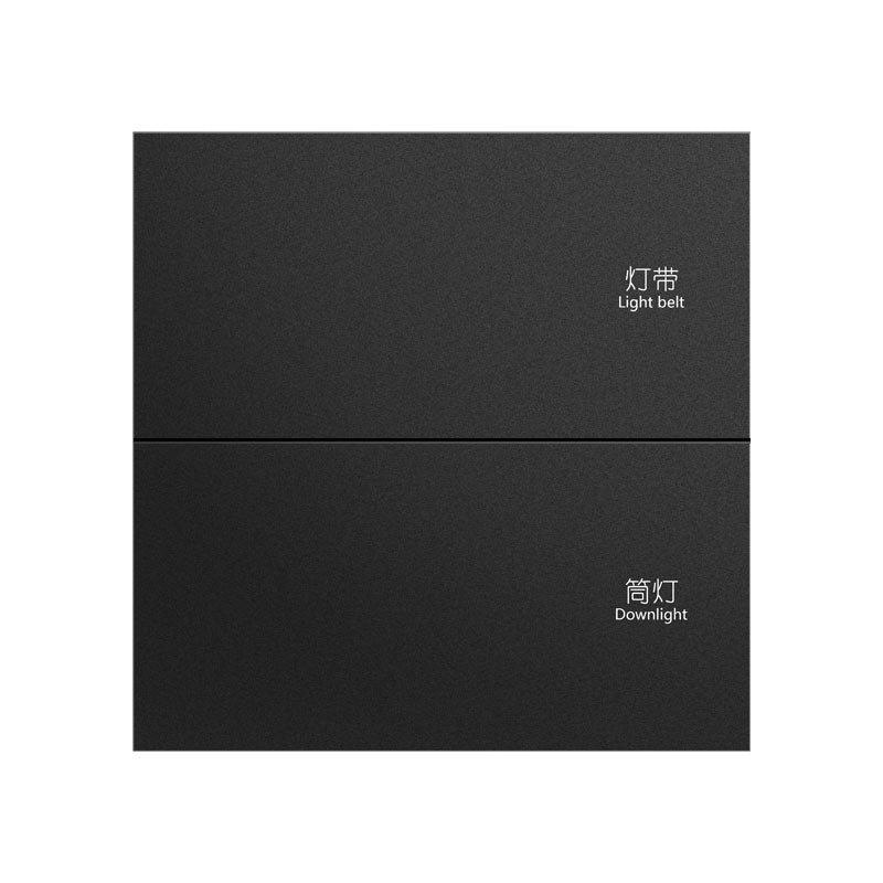 Chuyun Y1 Horizontal 1-4 Gang Push Button Smart Switch with Neutral Wire