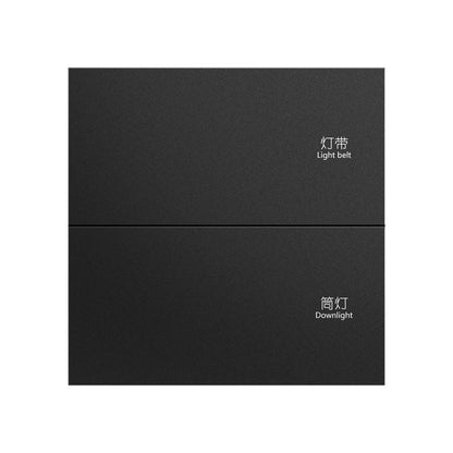 Chuyun Y1 Horizontal 1-4 Gang Push Button Smart Switch with Neutral Wire