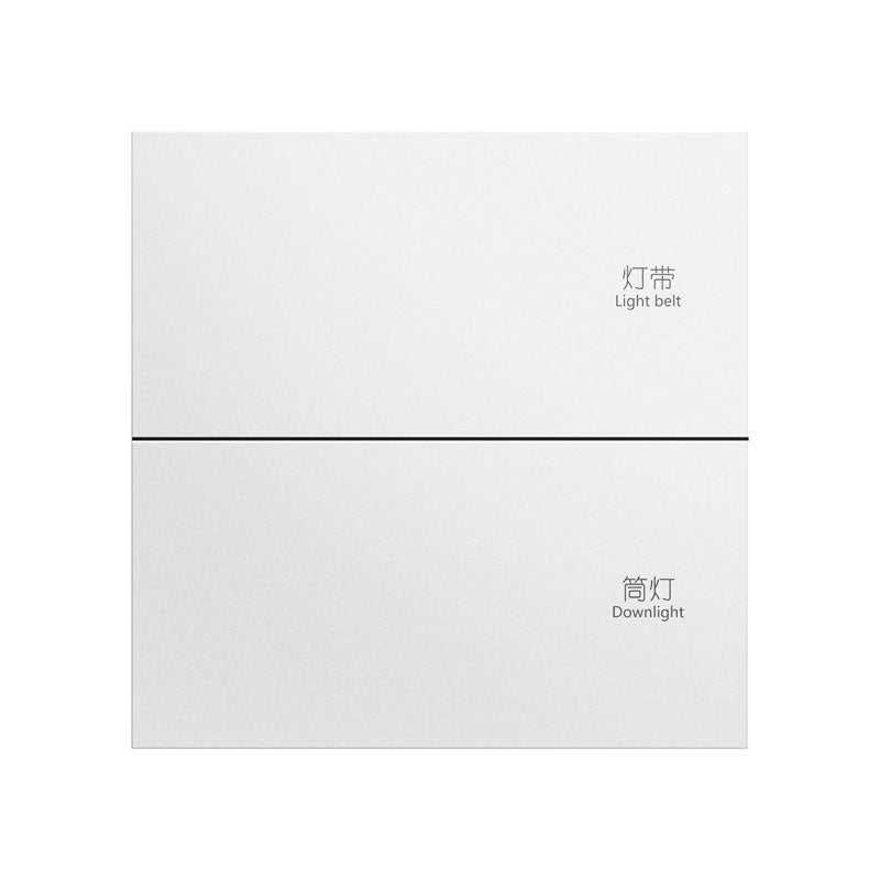Chuyun Y1 Horizontal 1-4 Gang Push Button Smart Switch with Neutral Wire
