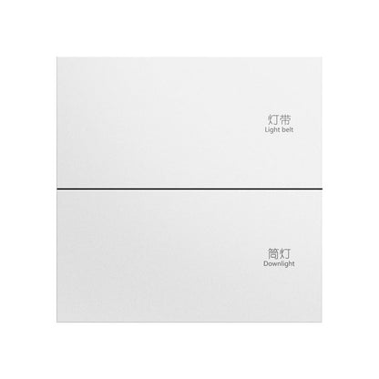 Chuyun Y1 Horizontal 1-4 Gang Push Button Smart Switch with Neutral Wire