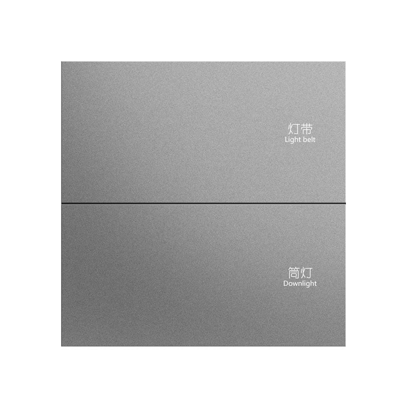 Chuyun Y1 Horizontal 1-4 Gang Push Button Smart Switch with Neutral Wire