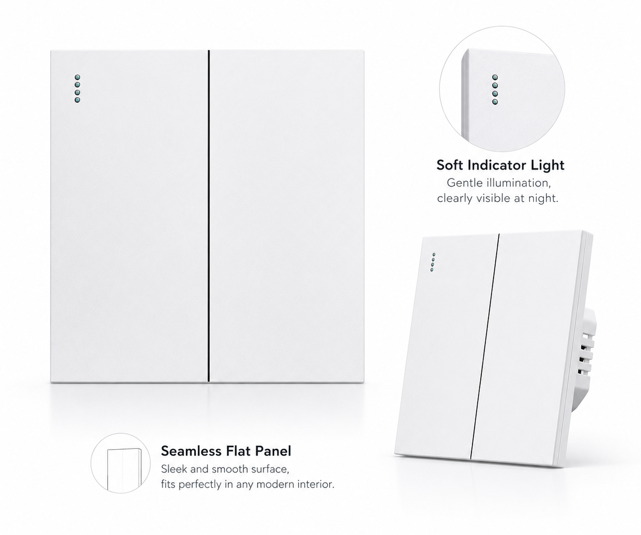 Y1 Vertical 1-4 Gang Smart Switch 18