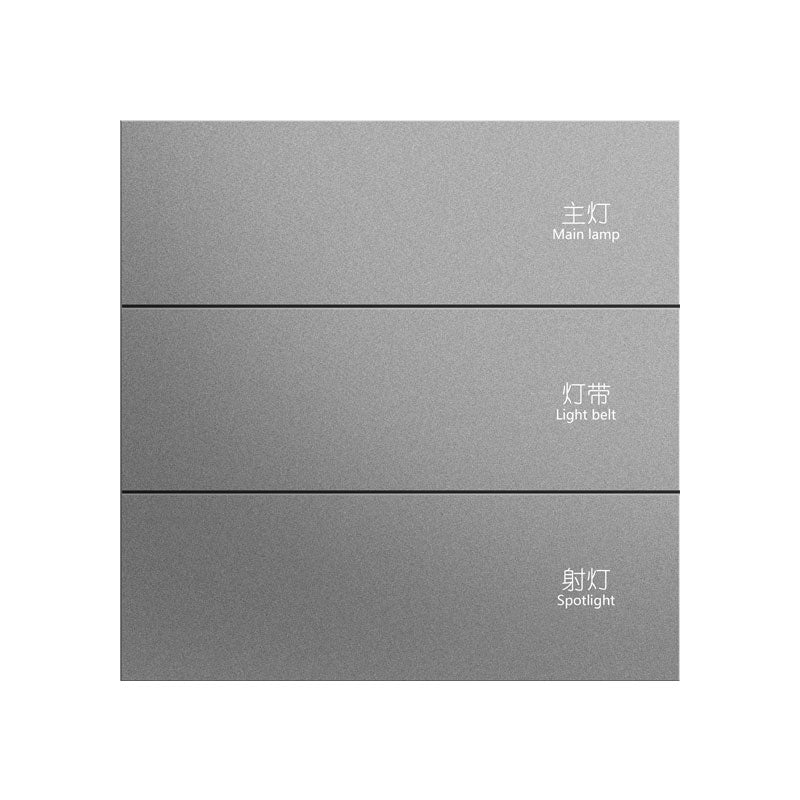 Chuyun Y1 Horizontal 1-4 Gang Push Button Smart Switch with Neutral Wire