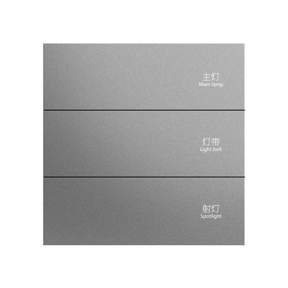 Chuyun Y1 Horizontal 1-4 Gang Push Button Smart Switch with Neutral Wire