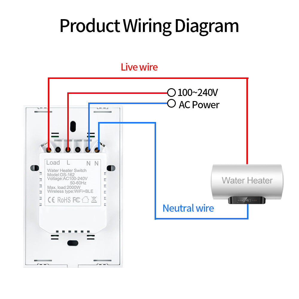 ds121 Smart Water Heater Switch 7